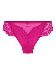 Hunkemoller Pink Daisy Thong Knickers - Image 4 of 5