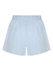 Hunkemöller Blue Seersucker Pyjama Shorts - Image 5 of 5