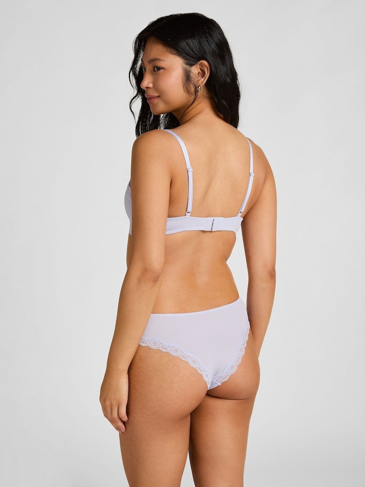 Hunkemoller Purple Lola Padded Underwired Bra - Image 2 of 3 Hunkemoller Purple Lola Padded Underwired Bra - Image 2 of 3