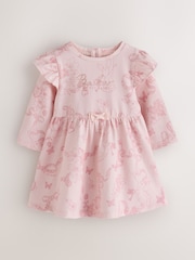 Baker by Ted Baker Frill Long Sleeve Jersey Dresses 2 Pack - Image 2 of 6