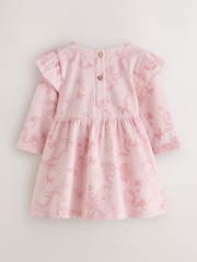 Baker by Ted Baker Frill Long Sleeve Jersey Dresses 2 Pack - Image 4 of 6
