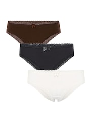 Hunkemoller Georgia Knickers 3 Pack - Image 1 de 5