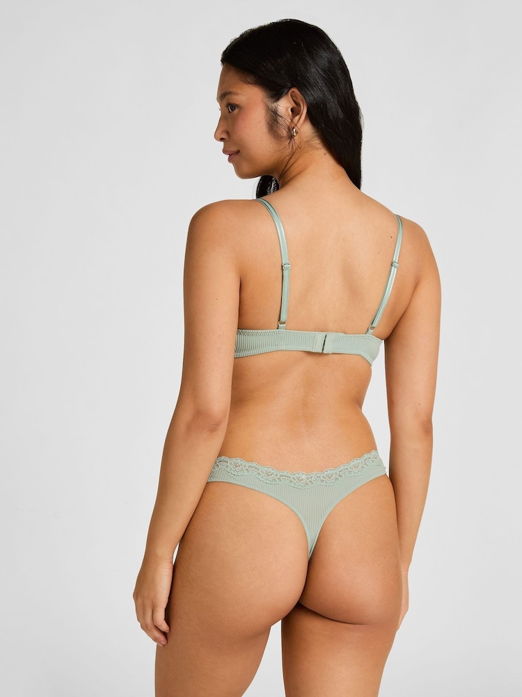 Hunkemoller Green Lola Thong - Image 2 of 4