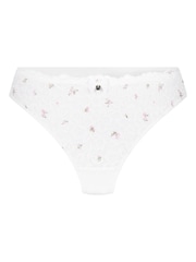 Hunkemoller White Marine Thongs - Image 4 of 5