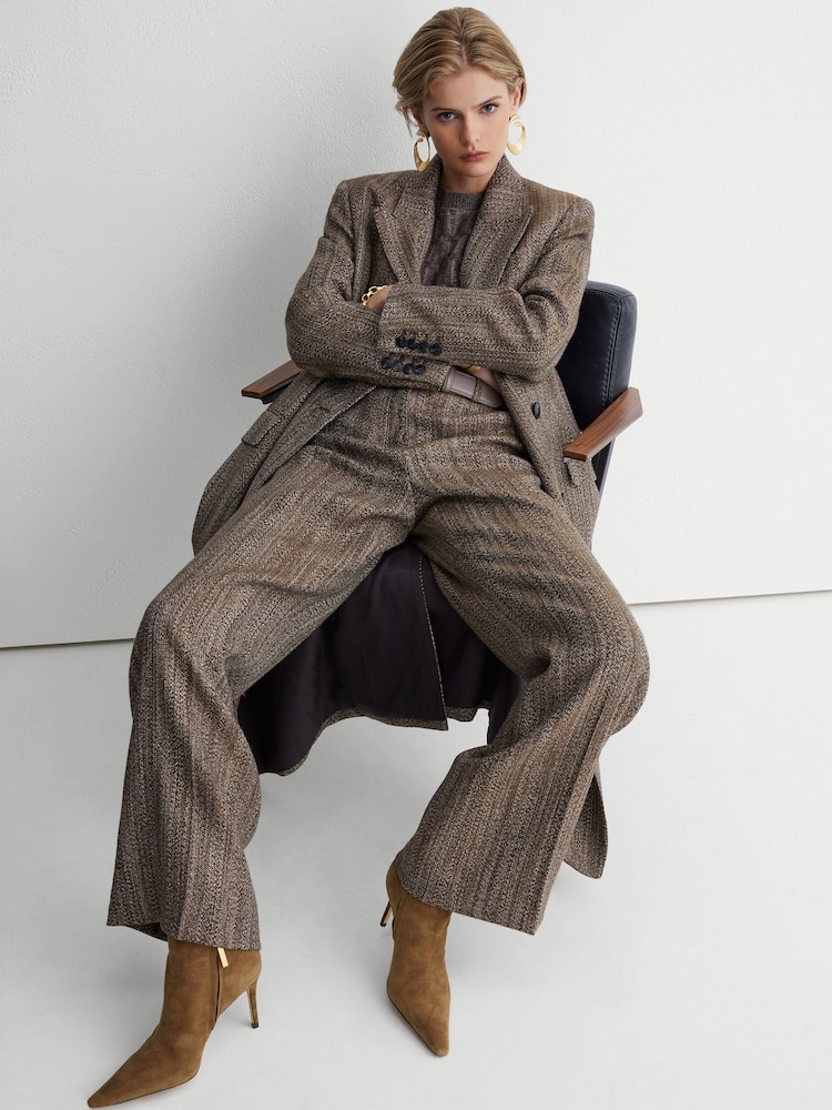 Atelier Suede Heeled Ankle Boots - Image 1 of 5 Atelier Suede Heeled Ankle Boots - Image 1 of 5