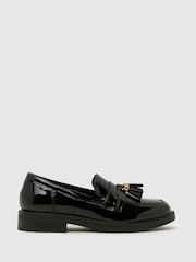 Schuh Black Lucy Tassel Loafers - Image 1 of 4