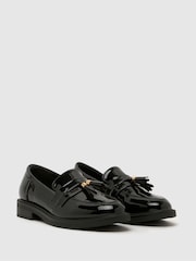 Schuh Black Lucy Tassel Loafers - Image 2 of 4