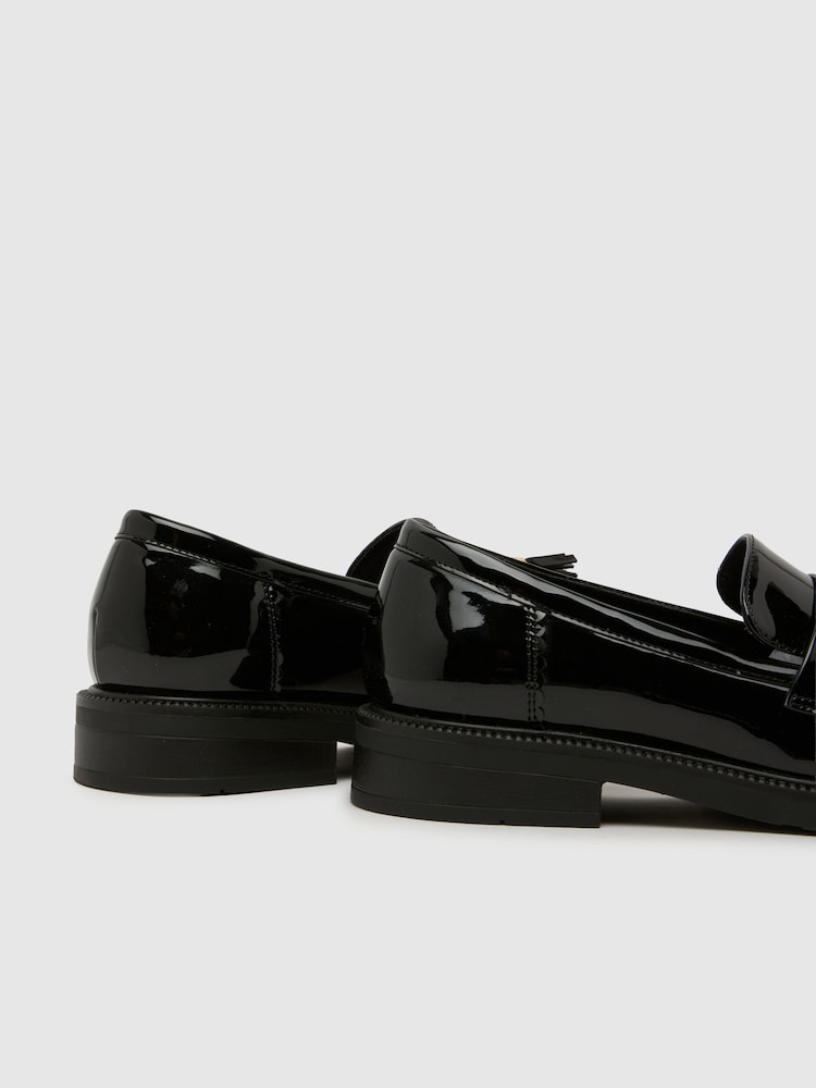 Schuh Black Lucy Tassel Loafers - Image 4 of 4