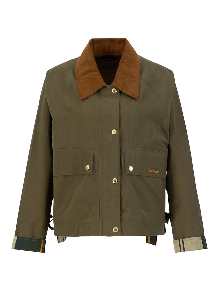 Barbour® Green Medland Showerproof Jacket - Image 7 of 7