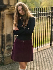 The Set Premium Sheer Roll Neck Long Sleeve T-Shirt With Wool Black - Image 1 of 5