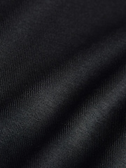 The Set Premium Sheer Long Sleeve Crew Neck T-Shirt With Wool Black - Image 6 of 6
