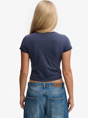 Superdry Blue Athletic Essentials Layered Top - Image 2 of 5