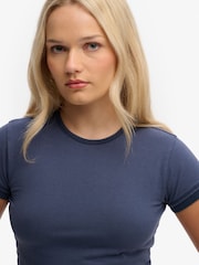 Superdry Blue Athletic Essentials Layered Top - Image 5 of 5