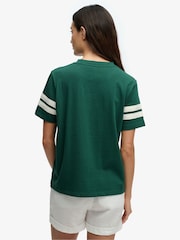 Superdry Green Country Club Applique T-Shirt - Image 3 of 7