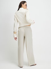 River Island Off White Tailored Joggers - Image 2 of 4