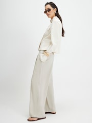 River Island Off White Tailored Joggers - Image 3 of 4