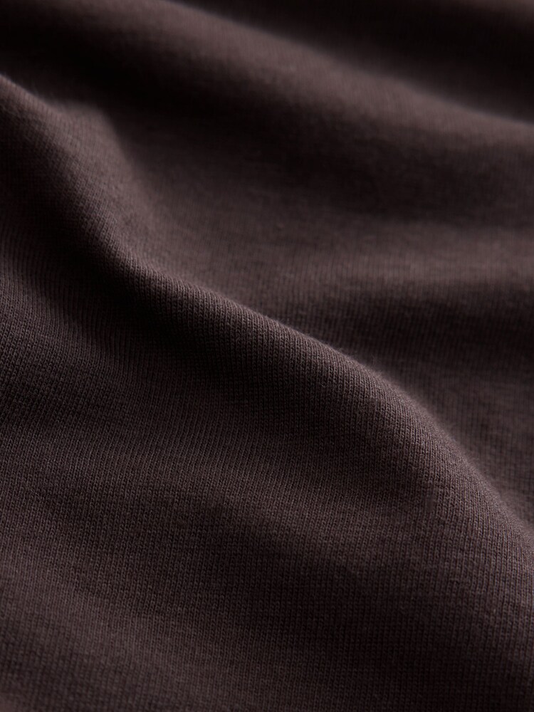 Chocolate Brown Long Sleeve Crew Neck T-Shirt - Image 9 of 9