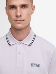 Barbour® International Purple Evan Tipped Polo Shirt - Image 3 of 4