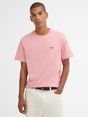 Barbour Pink Essential Sports T-Shirt - Image 1 of 5