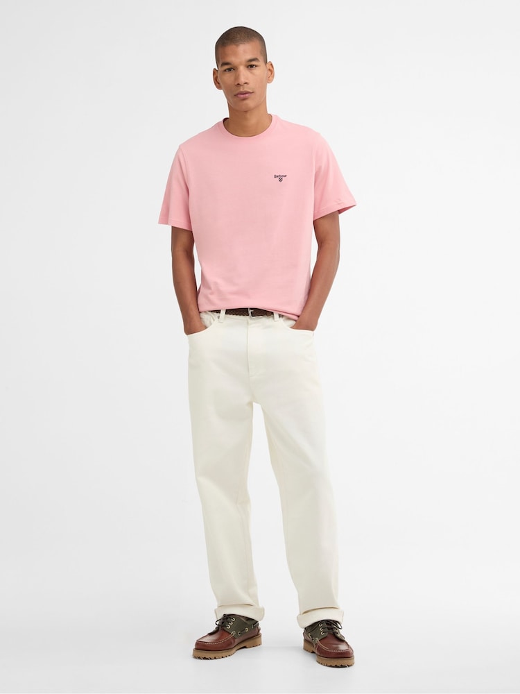 Barbour Pink Essential Sports T-Shirt - Image 2 of 5