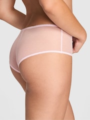 Victoria's Secret Pink Pink Tulip Cheeky Cute But Dangerous Embroidery Knickers - Image 3 of 3
