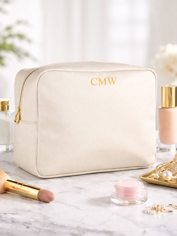 Personalised Bright Makeup Bags by Loveabode - Image 1 of 4