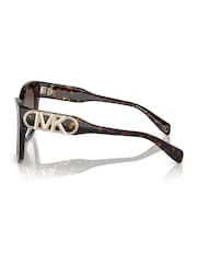 Michael Kors Black Empire Square Sunglasses - Image 3 of 5