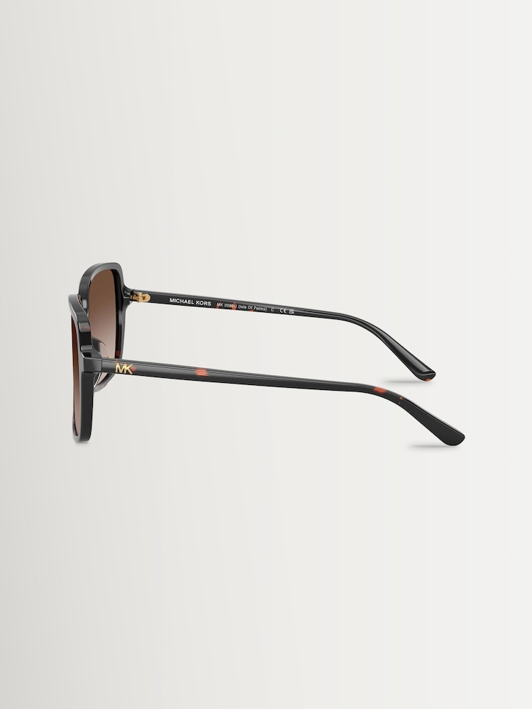 Michael Kors Red Isle Of Palms Square Sunglasses - Image 4 of 4