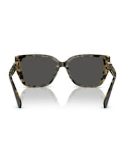 Michael Kors Black Acadia Square Sunglasses - Image 4 of 5