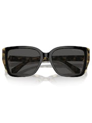 Michael Kors Black Acadia Square Sunglasses - Image 5 of 5