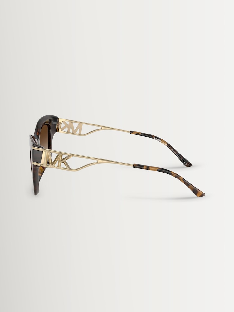 Michael Kors Red Cantabria Butterfly Sunglasses - Image 4 of 4