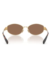 COACH Gold Irregular Sunglasses - Image 5 of 5