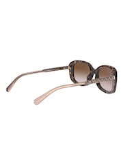 COACH Brown Rectangle Sunglasses - Image 5 of 12