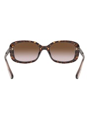 COACH Brown Rectangle Sunglasses - Image 7 of 12