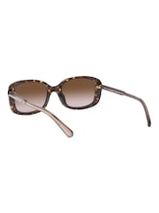 COACH Brown Rectangle Sunglasses - Image 8 of 12
