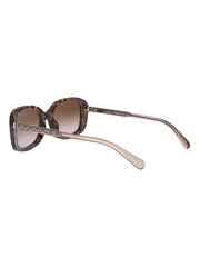 COACH Brown Rectangle Sunglasses - Image 9 of 12