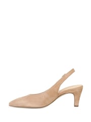 Gabor Natural Lazona Slingback Court Shoes - Image 2 of 5