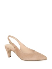 Gabor Natural Lazona Slingback Court Shoes - Image 3 of 5