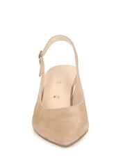 Gabor Natural Lazona Slingback Court Shoes - Image 4 of 5