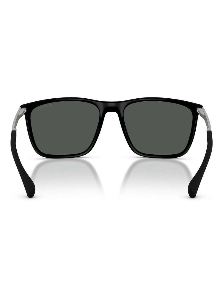 Emporio Armani Black 0Ea4150 Rectangle Sunglasses - Image 5 of 5