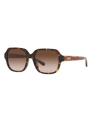 COACH Brown Rectangle Sunglasses - Image 12 of 12