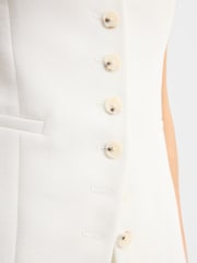 Forever New White Ayla Contrast Waistcoat - Image 3 of 5