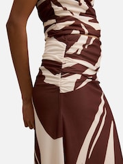 Forever New Brown Mimi Petite Flute Maxi Skirt - Image 3 of 5
