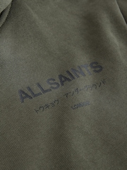 smALLSAINTS Dark Green Oversized Underground Pullover Hoodie - Image 5 of 8