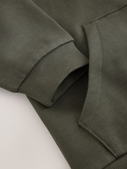smALLSAINTS Dark Green Oversized Underground Pullover Hoodie - Image 6 of 8