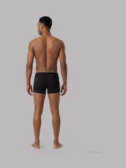 Calvin Klein Black Cotton Stretch Trunks 3 Pack - Image 3 of 4