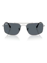 Ray Ban Grey Explorer 3 Square Sunglasses - Image 1 of 5