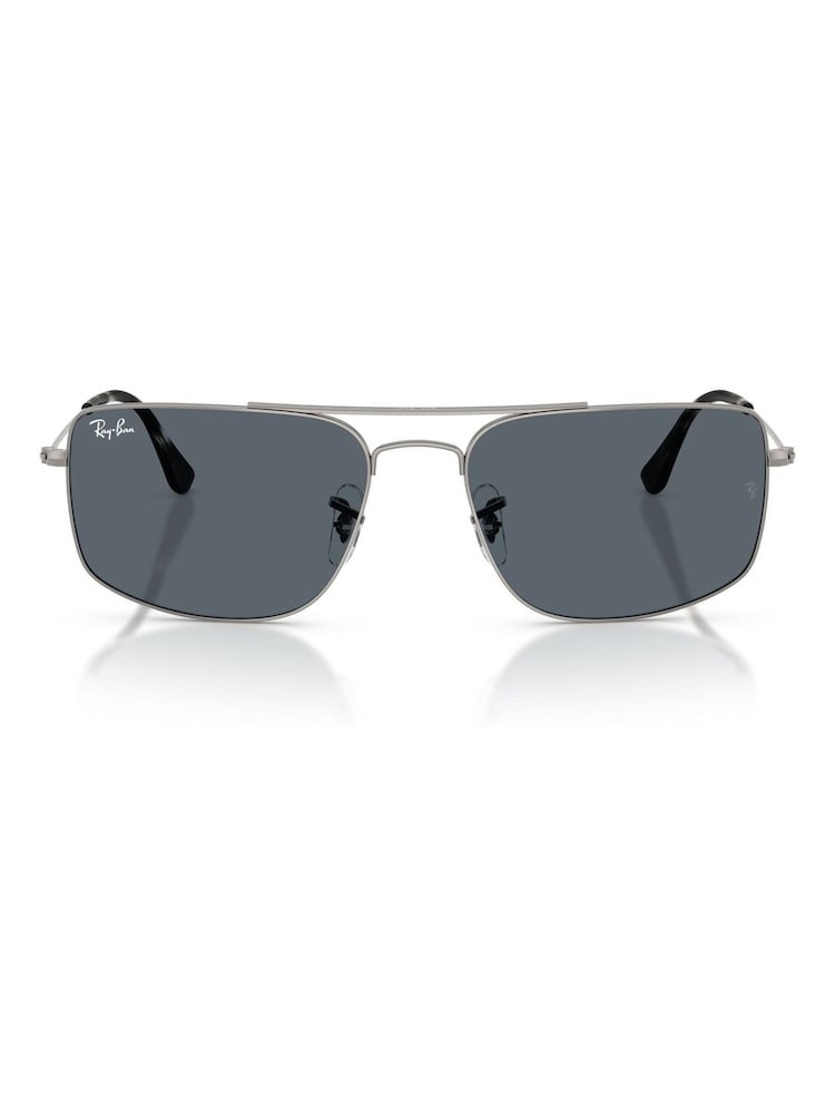 Ray Ban Grey Explorer 3 Square Sunglasses - Image 1 of 5