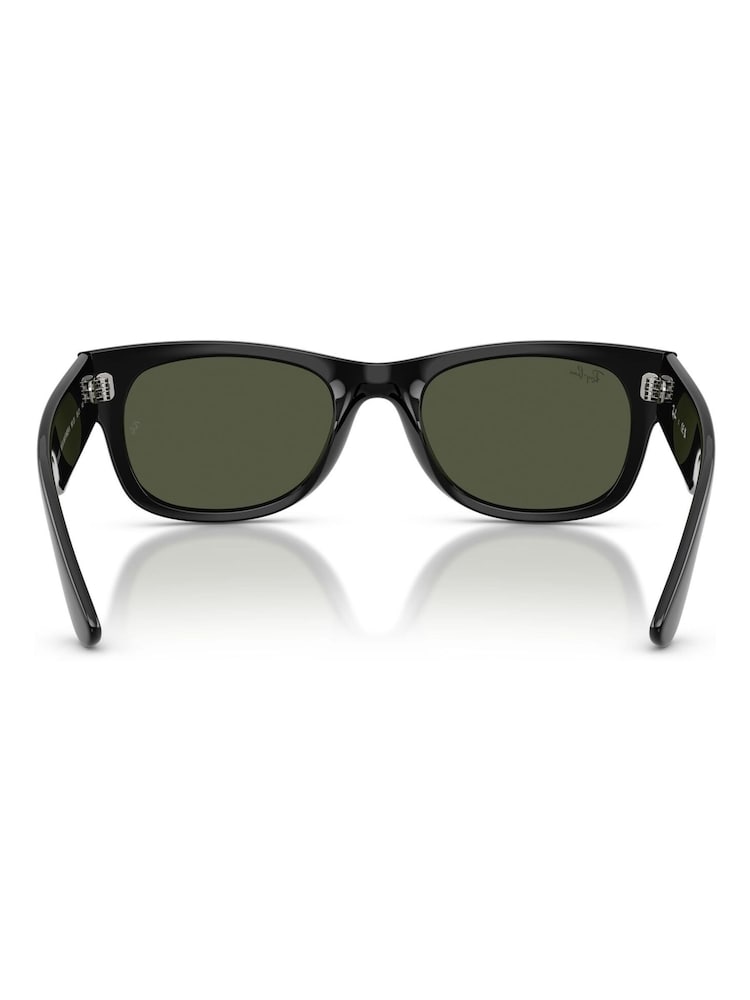 Ray-Ban Black Mega Wayfarer Li Square Sunglasses - Image 7 of 7 Ray-Ban Black Mega Wayfarer Li Square Sunglasses - Image 7 of 7