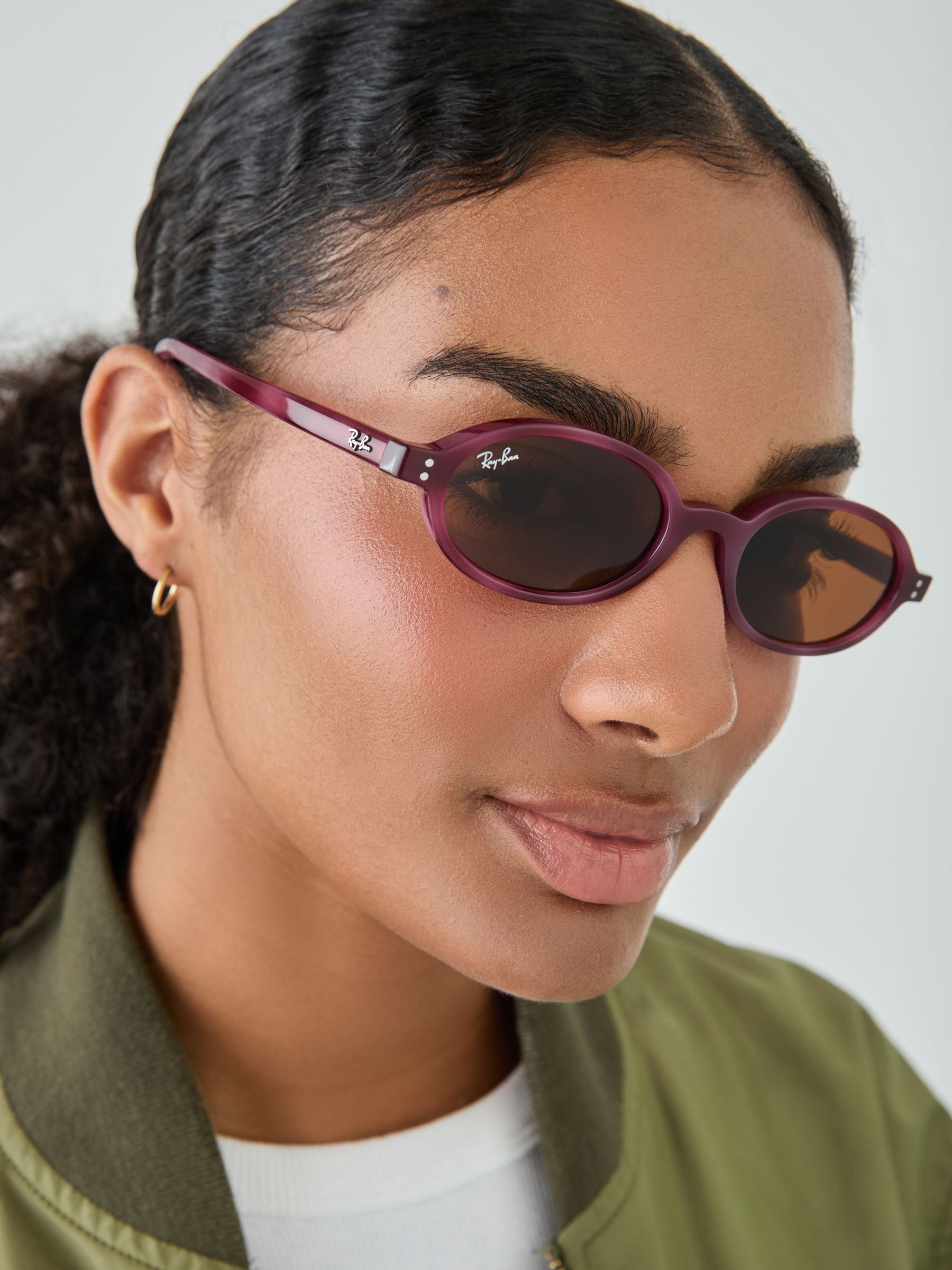 小物 Ray-Ban SUNGLASSES Buy Ray Ban Brown RB4472 Oval Sunglasses from Next Romania